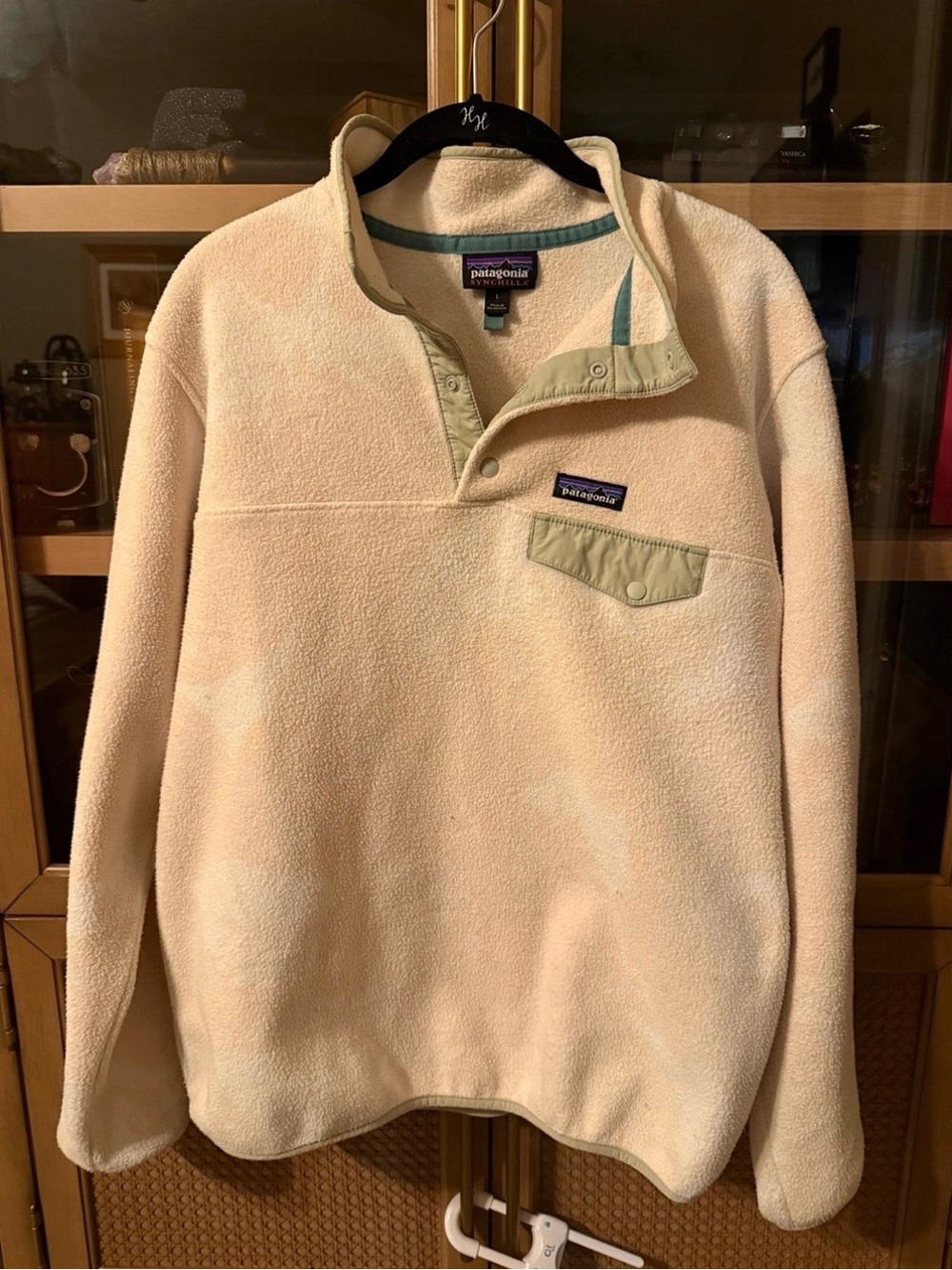Patagonia synchilla palm leaves sweater